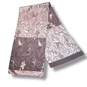 Emmanuelle Khanh Paris Scarf Vintage Designer 14"x 62"